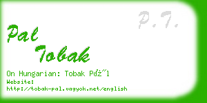 pal tobak business card